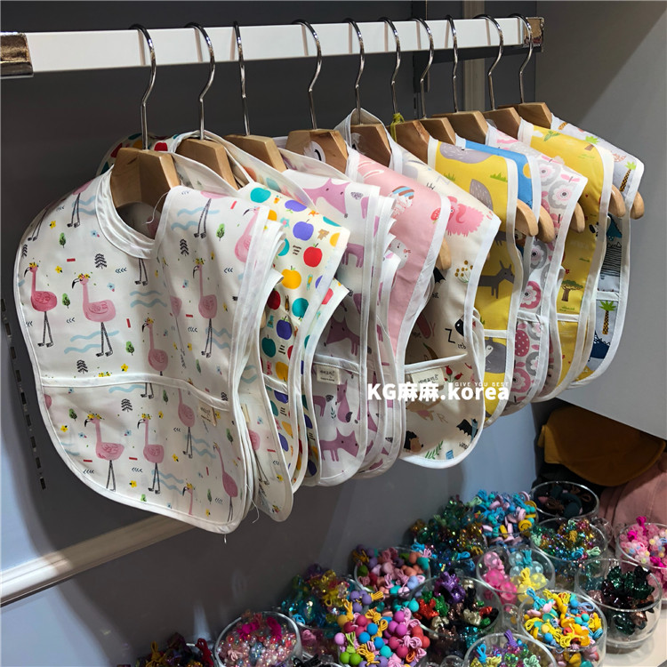 KG Ma Ma the republic of korea Agency purchase Baby Bib waterproof Rice pocket baby Saliva towel Velcro Bibsin the Diapers/Care/Feeding/Push lathe , Cups/Tableware/Grind/Attachment , Bibs/Suction Hanjin/Rice pocket/Towel , Meals pocket category - from Buy2taobao.com to provide professional Taobao agent buy service