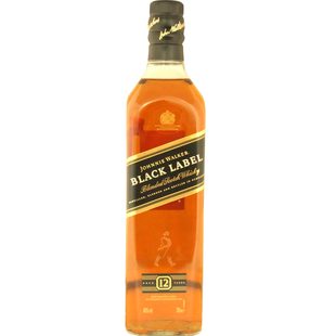  洋酒Johnnie Walker Black Label 尊尼获加黑牌黑方（行货）*