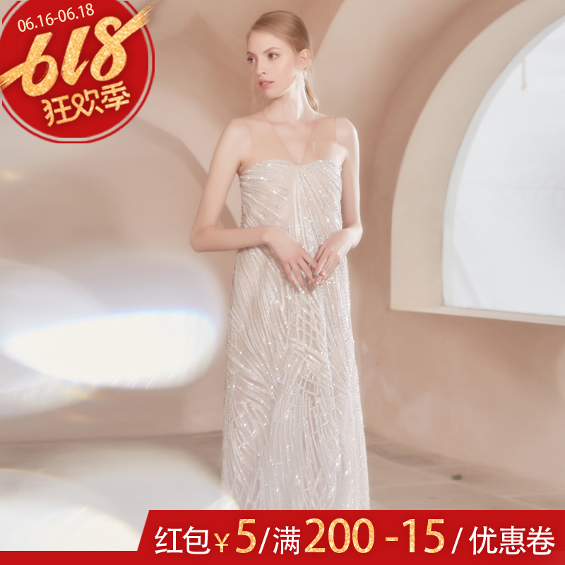 Chen 2019 春夏新品 高雅重工璀璨珠饰小礼裙|ruв категории Женская одежда, Cвадебные платья, платье/вечернее платье - от Buy2taobao.com для оказания профессиональной услуги покупки агента Taobao