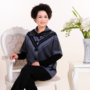淘宝网中<em>老年</em>人服装女装<em>羊毛</em>衫<em>春秋</em>装新款<em>开衫</em>