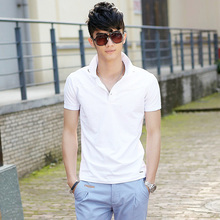 2013 new summer personality influx of men cotton polo shirt lapel short-sleeved shirt POLO Men's Slim