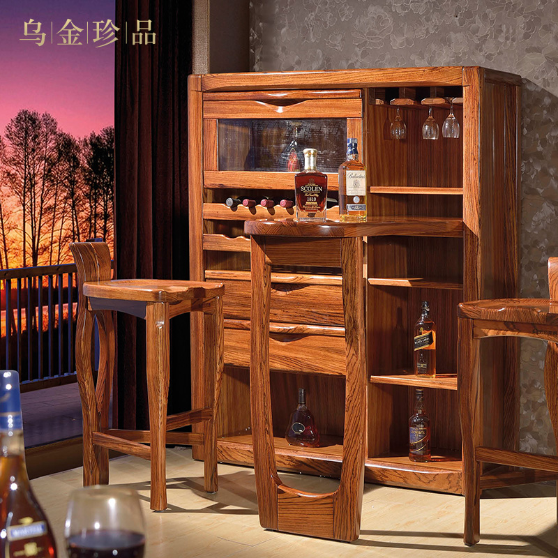 实木家具 乌金木实木吧台 简约时尚/豪华吧台/酒柜/隔断/装饰|msdalam kategori perabot kediaman, kes/kelas Taiwan, bar - dari Buy2taobao.com untuk memberikan perkhidmatan ejen Taobao profesional membeli