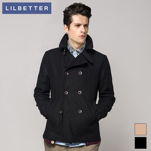  lilbetter春装新品男装休闲夹克经典学院风男士双排扣外套潮牌