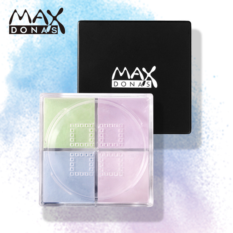 Maxdonas四色定妆粉四宫格散粉晚安蜜粉控油遮瑕隐形毛孔提亮肤色在类目 彩妆/香水/美妆工具, 蜜粉/散粉中 - 来自Buy2taobao.com提供专业的淘宝代购服务