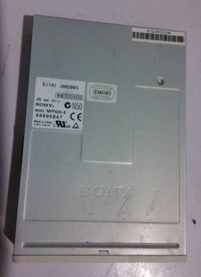 SONY索尼软驱 MPF920-E 工控机,仪器专用 读