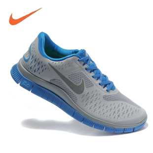  新款耐克运动鞋nike正品跑鞋男鞋 耐克轻便男式旅游鞋跑步鞋 灰兰