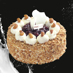  【米旗maky】新品 果仁米诺 稀有奶油蛋糕 米旗生日蛋糕 区域配送