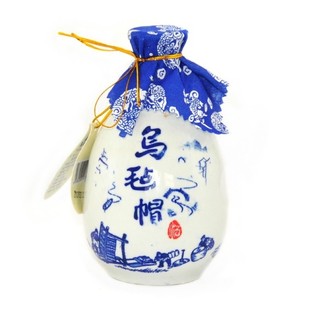  乌毡帽黄酒 八年花雕青花瓷 清爽型半干 绍兴工艺375ml 端午送礼