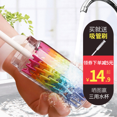 奶瓶刷子清洁刷套装奶瓶奶嘴刷360度旋转清洗奶瓶套装硅胶奶瓶刷