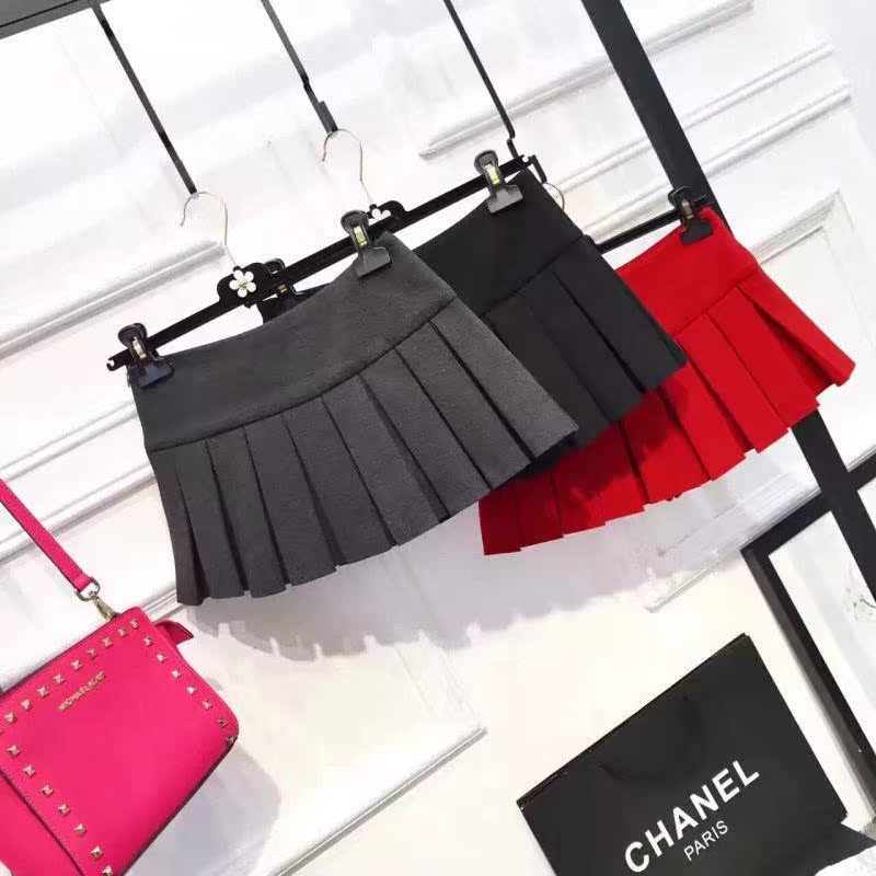 2019 Spring and summer new pattern Korean Edition a word Pompous skirt Soft sister Pleated skirt Short skirt Miniskirt skirt skirtin the Women's clothing/Boutique , Skirts category - from Buy2taobao.com to provide professional Taobao agent buy service