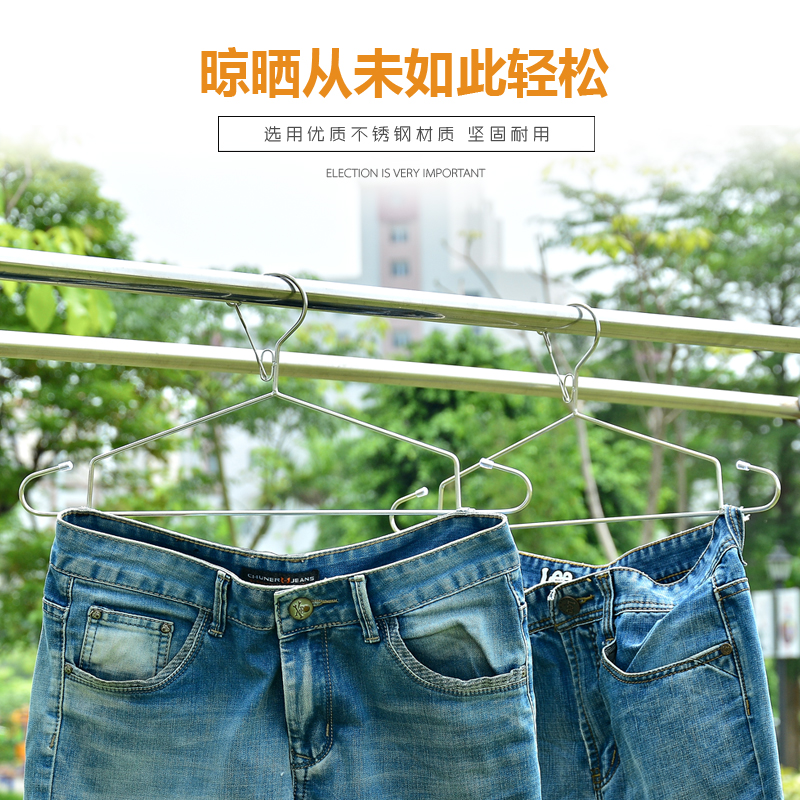 Stainless steel Trouser stand non-slip coat hanger household Trouser stand Trouser clip Windbreak coat hanger fixed Buckle pants trousers coat hangerin the Storage consolidation , Wash clothing/Sun/Care Products , Pants rack category - from Buy2taobao.com to provide professional Taobao agent buy service