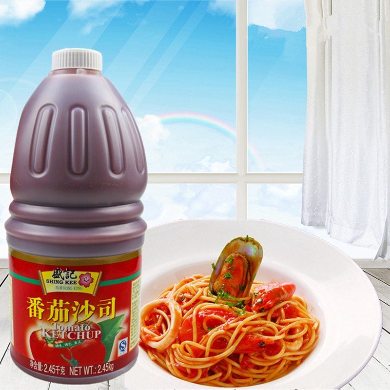 盛记番茄酱沙司 KFC汉堡薯条意大利面酱手抓饼寿司酱 2.5kg 批发|msdalam kategori beras/Utara-Selatan barangan kering/perasa, perasa/Jam/salad, sos, Ketchup - dari Buy2taobao.com untuk memberikan perkhidmatan ejen Taobao profesional membeli