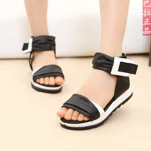  夏季新款11岁女孩凉鞋韩版儿童女大童鞋子韩国公主鱼嘴10-12