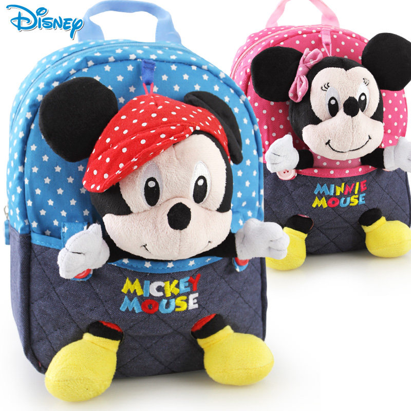 Children's school bag nursery bags cute baby doll backpack Disney Mickey bags for men and women in small bags