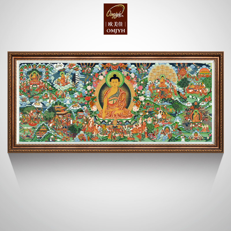 Chinese style Buddha Thangka Buddha statue Classical national wind a living room Temple Office Tibetan Thangka Decorative paintingin the Home accessories , Decorative painting , Traditional Chinese painting category - from Buy2taobao.com to provide professional Taobao agent buy service