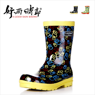  【天猫原创】好雨时节 儿童卡通雨鞋 男孩女孩雨鞋雨靴 橡皮鸭2色