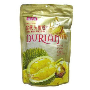  推荐 泰国榴的华金枕头榴莲干 百分百榴莲果肉 100g/130g