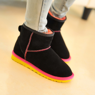 冬季新款撞色糖果色...