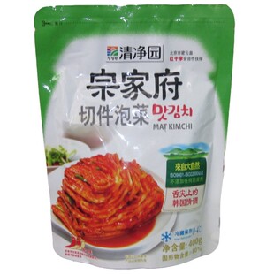  正宗韩国宗家府泡菜 切件泡菜400g 酸辣白菜 美食 北京满98元包邮