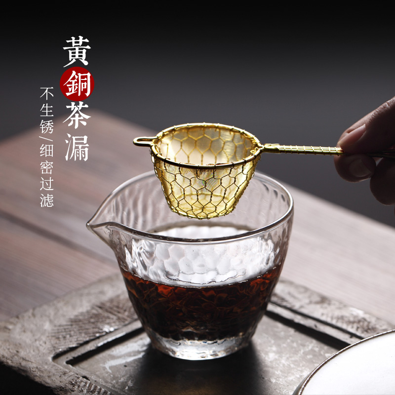 【不亦樂壺】黃銅茶漏手工編織金網過濾茶隔漏鬥 茶具配件 單個價在類目 餐飲具, 茶具, 茶濾中 - 來自Buy2taobao.com提供專業的淘寶代購服務