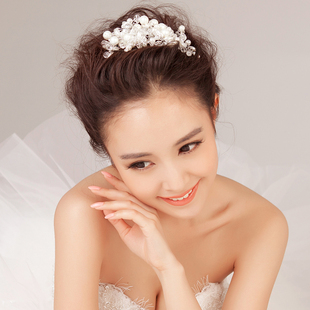  【花开083朵】涟漪。新款唯美串珠新娘结婚头饰发饰配饰品