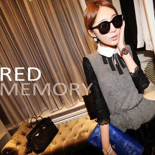  洋气新店REDmemory  洋装！皮，蕾丝毛针织，丝绒多工艺衫A89