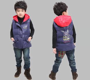  年末亏本清仓 童小鸭之星儿童羽绒服马甲 羽绒马甲坎肩背心