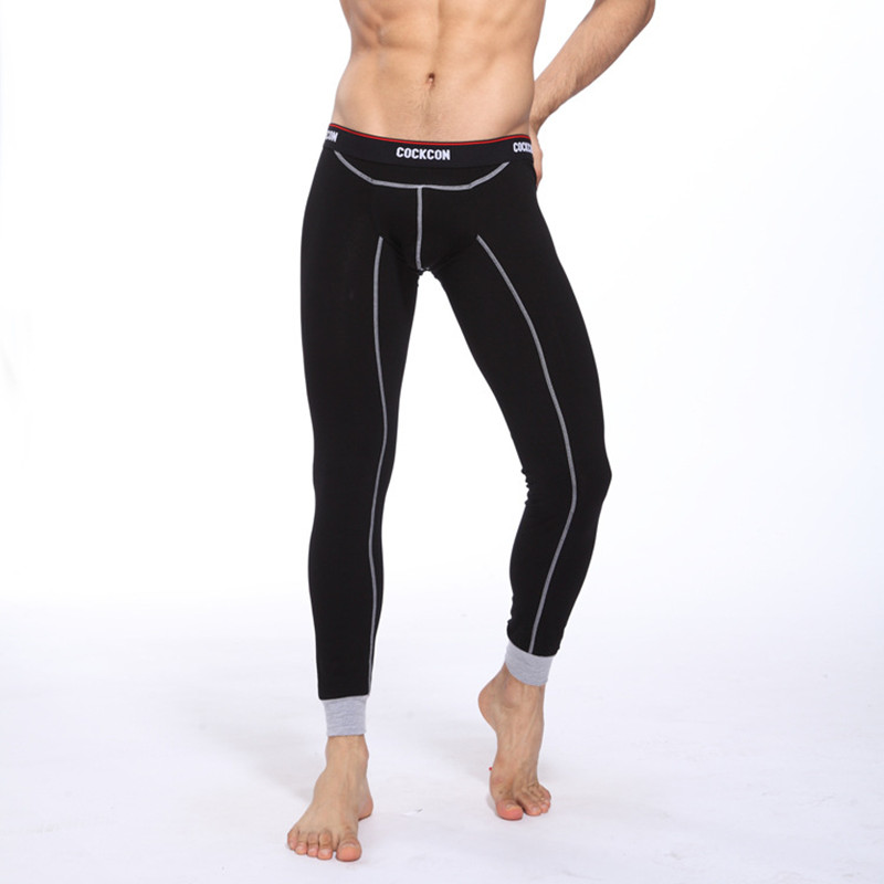 Special Offer Men's long johns Stretch cotton Tight fitting Leggings singleton Thin section Cotton trousers Fashionable Malein the Lingerie/Men's underwear/Tracksuit , Warm pants category - from Buy2taobao.com to provide professional Taobao agent buy service