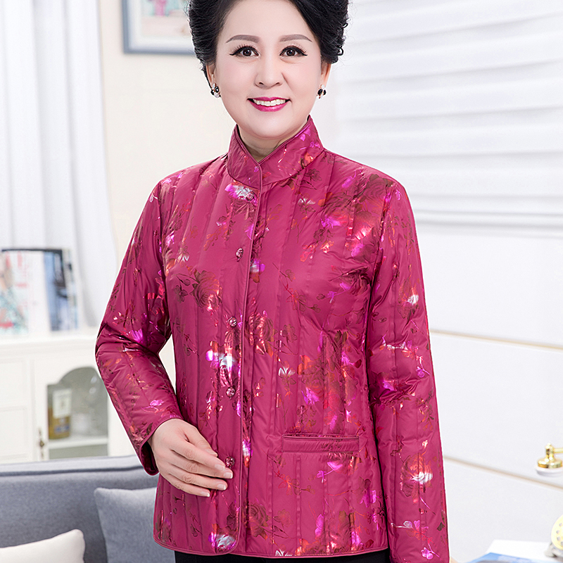 Down liner Middle and old age Mom outfit Down Jackets Add fertilizer Large Close middle age keep warm Stand collar coatin the Women's clothing/Boutique , Middle-aged women category - from Buy2taobao.com to provide professional Taobao agent buy service