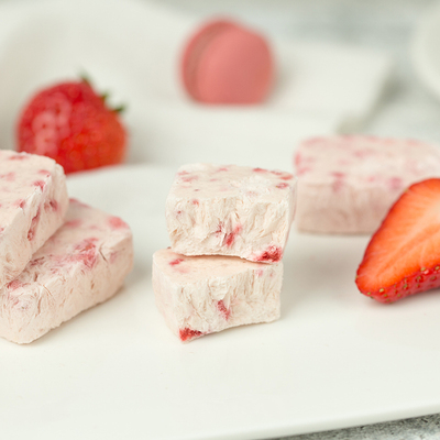 小涵故事 草莓酸奶冻干果粒块果干果脯 办公室休闲零食