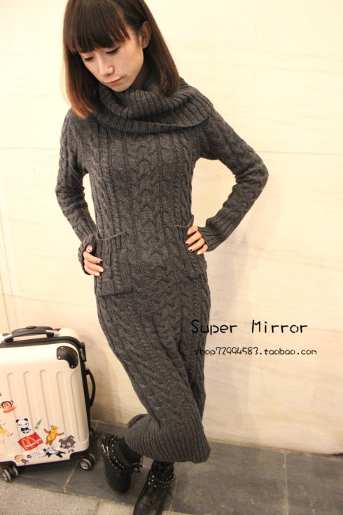 【多图】<em>长款</em>韩版<em>毛衣</em>编织 - <em>长款</em>韩版<em>毛衣</em>编织