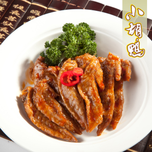  小胡鸭 真空包装鸡翅尖 香辣味110gX3袋 鸡翅 零食小吃 湖北特产