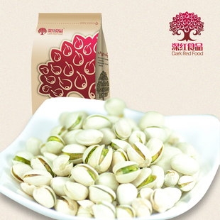  【深红食品】新疆开心果 本色自然开口 无漂白220g美国坚果零食