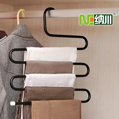 Nachuan s type multi-storey Trouser stand Storage multi-function Metal Magic Trouser clip Durablein the Storage consolidation , Wash clothing/Sun/Care Products , Pants rack category - from Buy2taobao.com to provide professional Taobao agent buy service