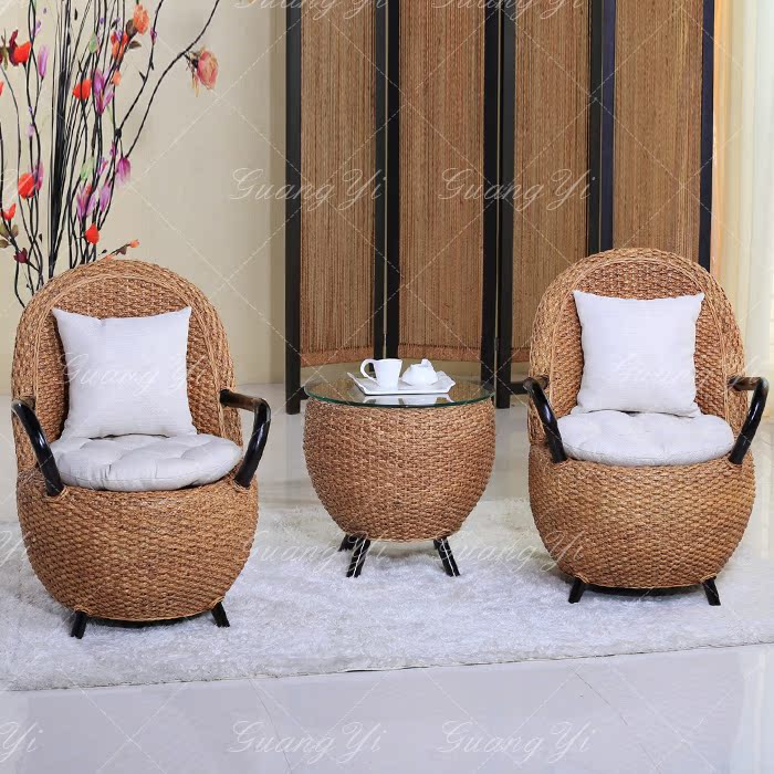 Small wicker chair tea table Three-piece Suite combination balcony a living room leisure time The reception Armchair Rattan furniture Handrail Botanyin the Residential furniture , Class Seats , Chairs , Other chairs category - from Buy2taobao.com to provide professional Taobao agent buy service