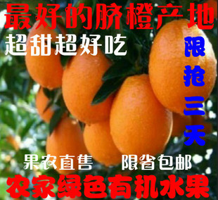  【年底促销】标准果正宗赣南脐橙信丰甜橙子水果PK蜜桔20斤装特产
