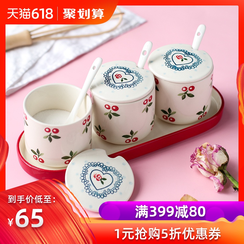 川岛屋 可爱樱桃创意调料盒套装家用厨房盐罐调料调味瓶罐TW-30在类目 厨房/烹饪用具, 厨用小工具/厨房储物, 储物瓶罐/厨房储物器皿, 调味瓶罐中 - 来自Buy2taobao.com提供专业的淘宝代购服务