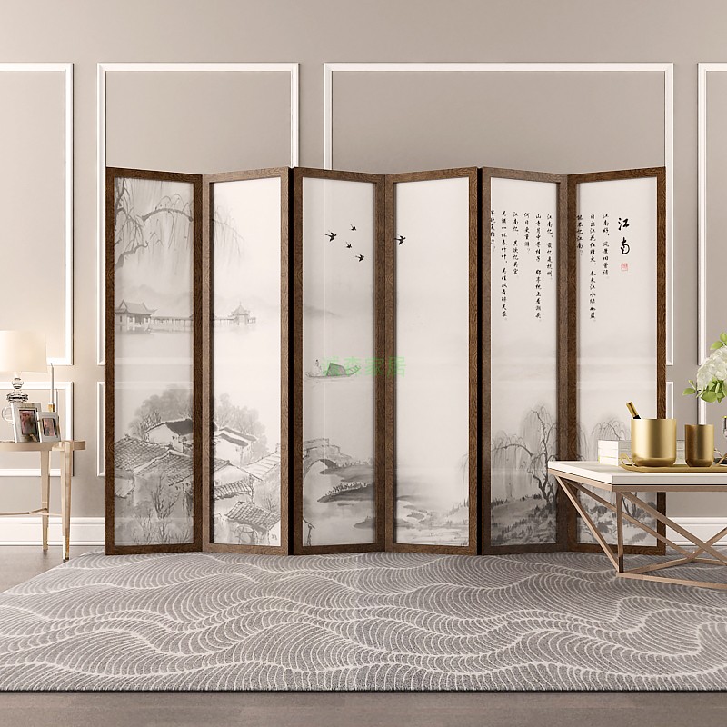 Chinese style screen modern partition Folding screen Entrance bedroom a living room Restaurant Restaurant hotel fold screen Two-sided partitionin the Residential furniture , Screen/Flower Window , Folding screen category - from Buy2taobao.com to provide professional Taobao agent buy service
