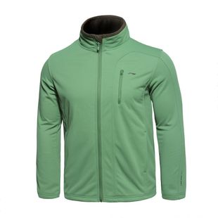 冬季款 李宁<em>开衫无帽摇粒绒卫衣</em> 男子外套 长袖