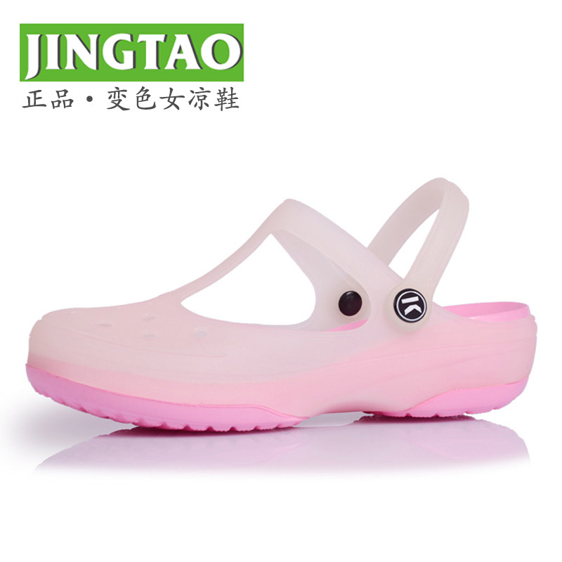Hole color slippers Sandals shoes kalimalizhen shoes flat shoes with thick jelly Sandals on sale