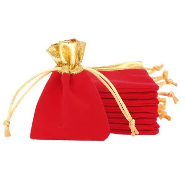 10x12cm Gold velvet bag Beam port jewelry Packaging bag Wedding celebration Candy bags Gift bag Drawstring Gift Bagsin the Accessories/Fashion Jewelry, Jewelry storage , Jewelry bags category - from Buy2taobao.com to provide professional Taobao agent buy service