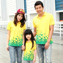 Genuine Family fitted spring summer 2013 models all home improvement mother child daughter lovers Korean short-sleeved t-shirt