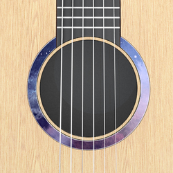吉他音孔贴纸圈装饰配件面板定制41寸贴个性民谣品牌指板护板贴花
