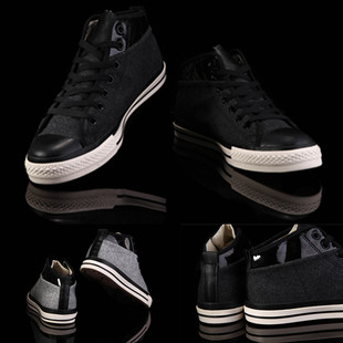  100%正品专柜 匡威帆布鞋纯棉纺绒 北京青年复古中帮 男款板鞋