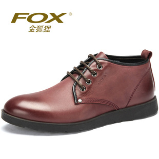  FOX金狐狸男鞋 秋冬新品 休闲潮流 户外马丁靴 时尚男靴 1746002