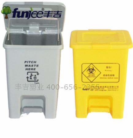 豐吉塑業10L/15L內膽新型黃|灰色加厚醫療生活塑料廢物腳踏垃圾桶在類目 家庭/個人清潔工具, 家務/地板清潔用具, 垃圾桶/垃圾架, 垃圾桶中 - 來自Buy2taobao.com提供專業的淘寶代購服務