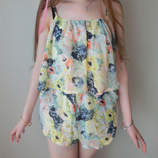 <em>花朵雪纺短裤</em>【正品秒杀】,<em>花朵雪纺短裤</em>厂家