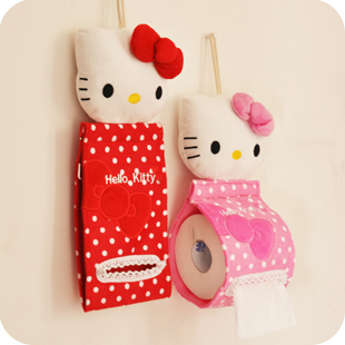 Cartoon Plush tissue Hello Kitty roll of paper Tissue Cartoon towel setsin the Storage consolidation , Home Storage appliances , Pouch , Towel sets category - from Buy2taobao.com to provide professional Taobao agent buy service