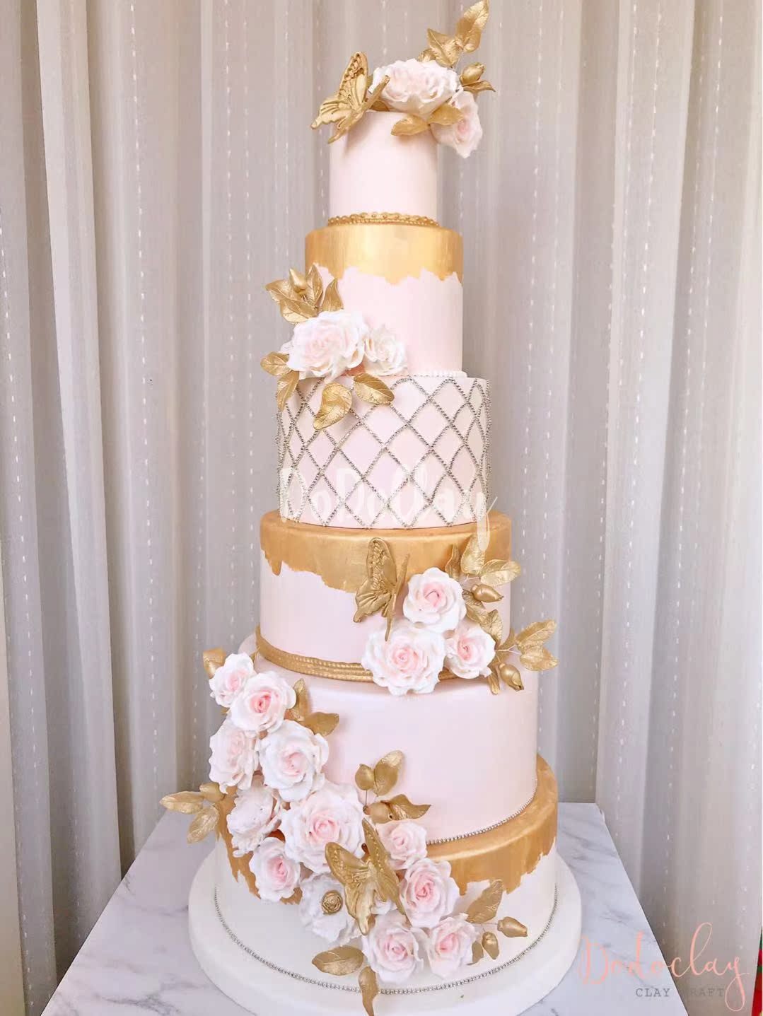golden Pink butterfly Cake Model Wedding celebration Wedding dress Patisserie Showcase shop decorate propin the Personalized custom/Design Services/DIY , Daily/Decorative custom , Other household/Decorative custom category - from Buy2taobao.com to provide professional Taobao agent buy service
