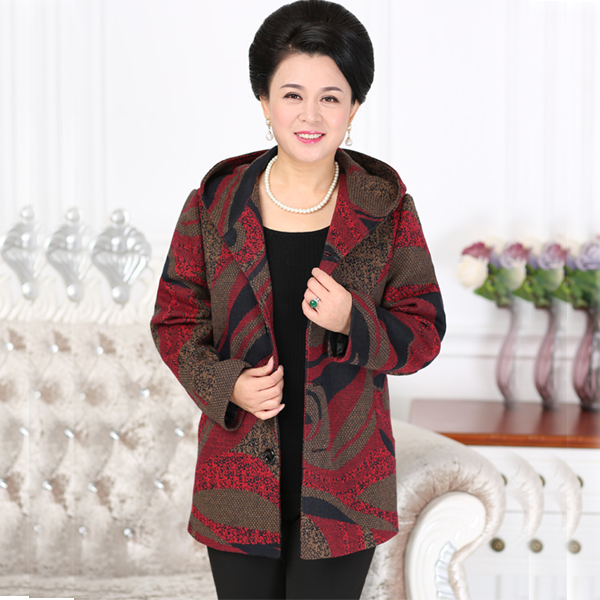 mom spring and autumn coat Gown Western style Middle and old age Add fertilizer enlarge Women's wear middle age Fur overcoat fashionin the Women's clothing/Boutique , Middle-aged women category - from Buy2taobao.com to provide professional Taobao agent buy service